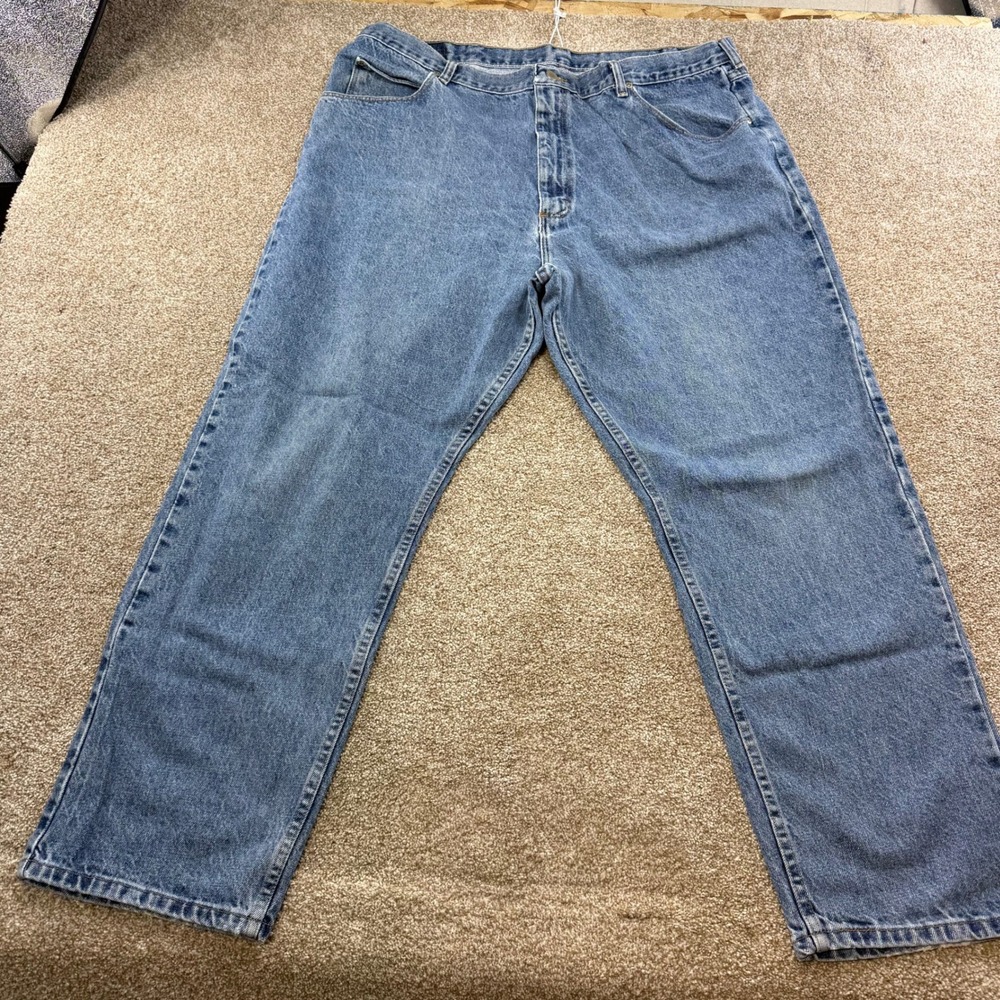 Wrangler Five Star Premium Denim Jeans Mens 42x30 Relaxed Fit Western Cowboy